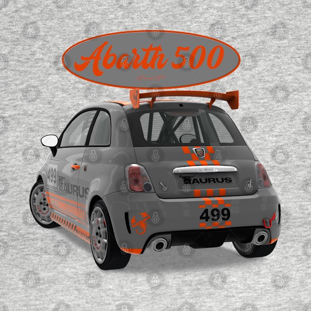 ABARTH 500 499 Back by PjesusArt